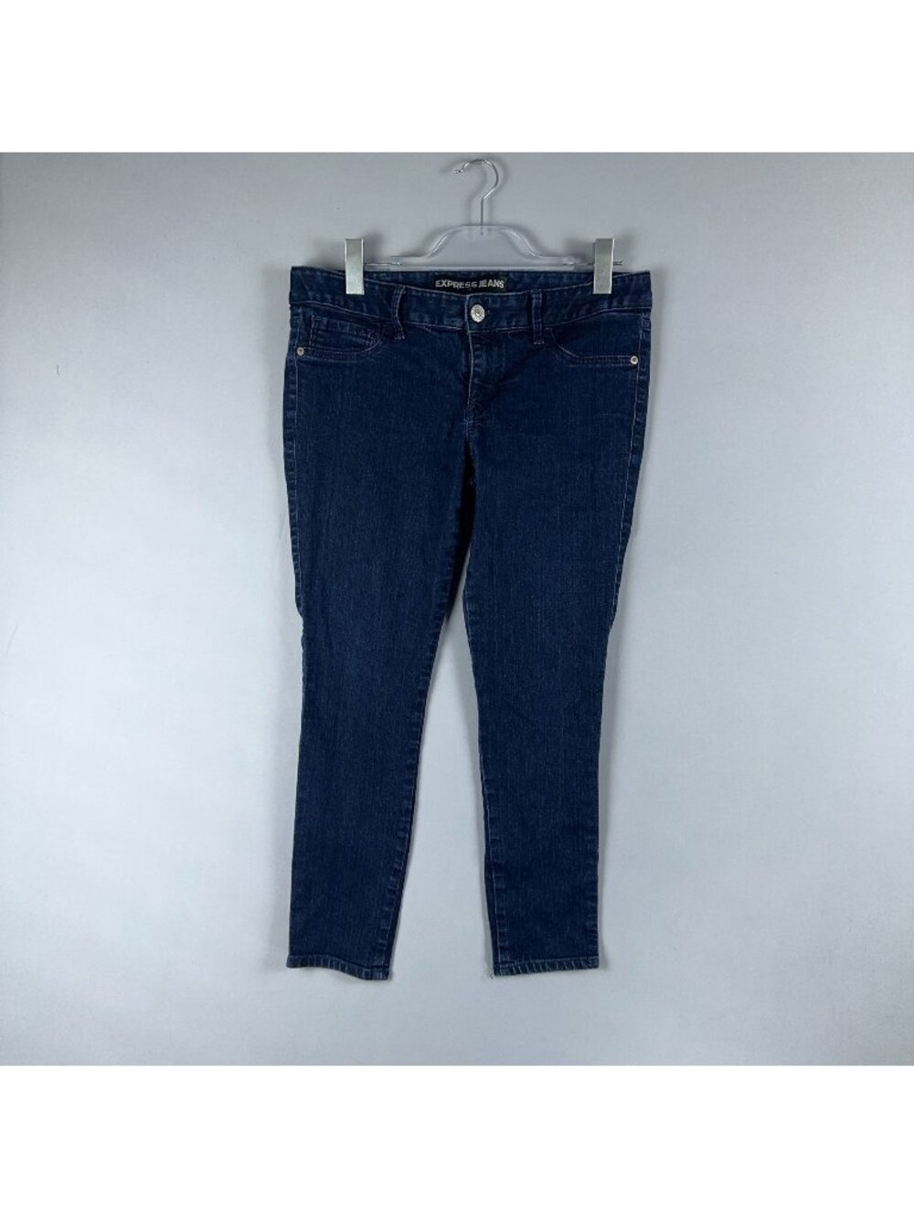 Express Legging Jeans Size 10 Small Stella Low Rise Blue Dark Wash